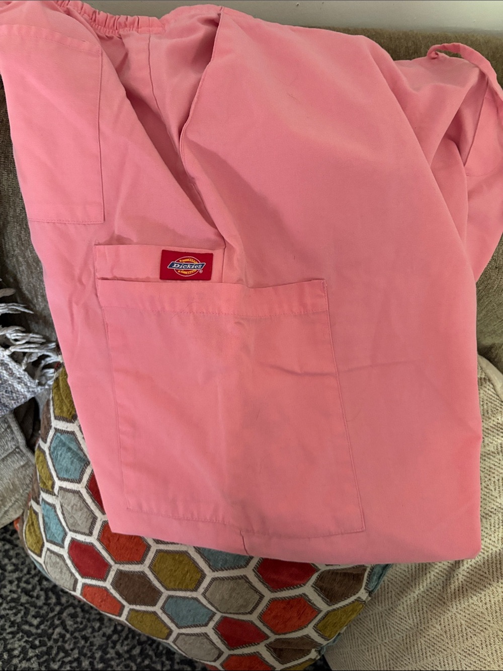Dickies pink scrub bottoms